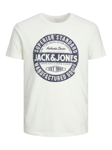 Jack & Jones T-Shirt JJEJEANS in Weiß