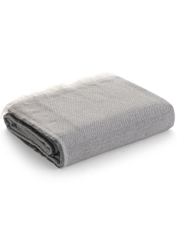 GAMUSI Plaid "ARISA" in Grau