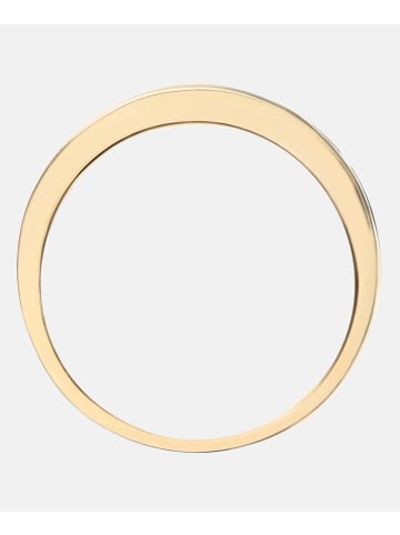 Diamant L'éternel Eternity-Ring aus 375 Gelbgold mit 9 Karat Diamant mit Smaragd