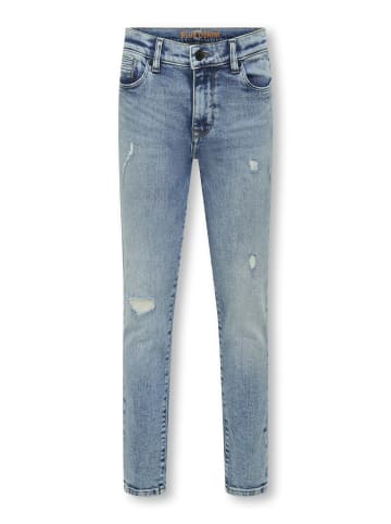 ONLY & SONS Junior Slim Fit Jeans in Medium Blue Denim