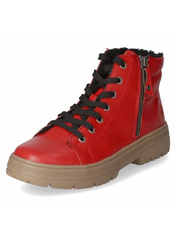 rieker Schnürstiefel in rot