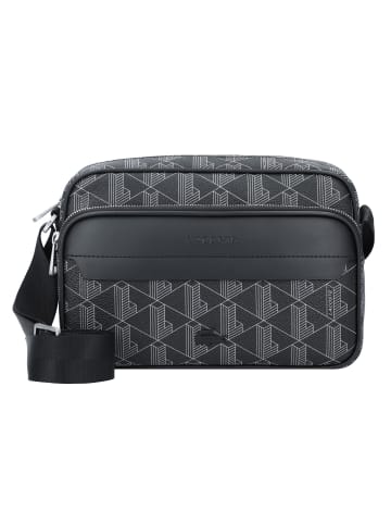 Lacoste Monogram The Blend Umhängetasche 25 cm in monogram noir gris