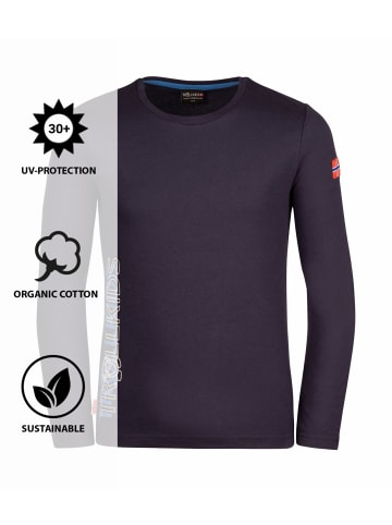 Trollkids Longsleeve "Stavanger" in Marineblau / Mittelblau