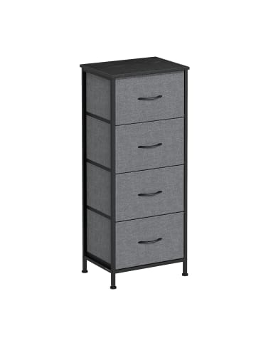 SONGMICS Kommode Bellah in Grau - (B)39.6 x (H)95.2 x (T)30 cm
