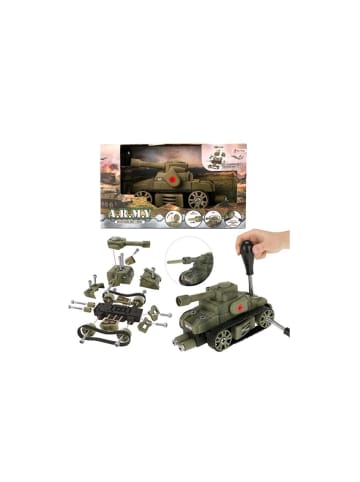 Toi-Toys ALFAFOX Panzer zum Zusammenbauen in grün