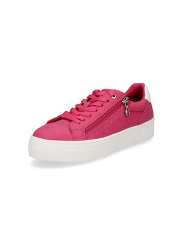 Tamaris Plateau Sneaker in Fuchsia