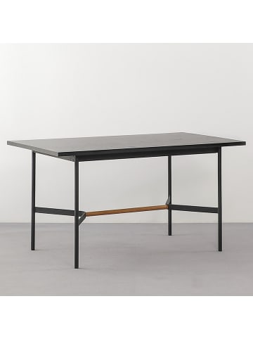 home24 Esstisch Jelling in Eiche / Schwarz