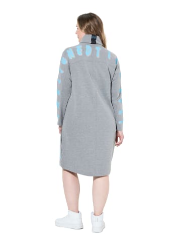 LAURASØN Kleid in grau melange