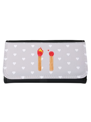 Mr. & Mrs. Panda Frauen Portemonnaie Streichhölzer ohne Spruch in Grau Pastell