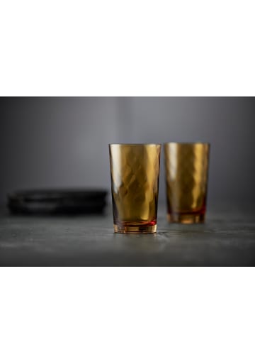 Lyngby Glas Highball Vienna in Amber