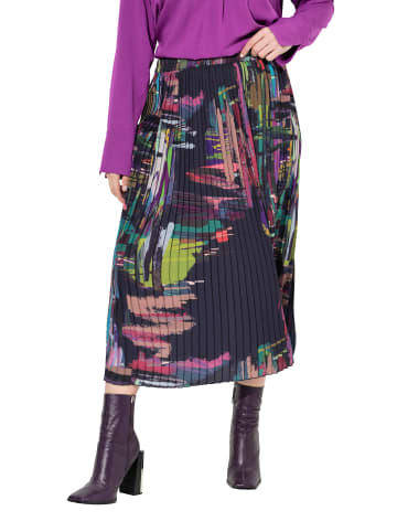 Ulla Popken Plisseerock in marine