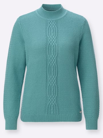 WITT WEIDEN Stehkragen-Pullover in ozean