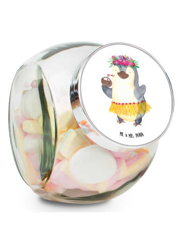 Mr. & Mrs. Panda Teedose Pinguin Kokosnuss ohne Spruch in Weiß