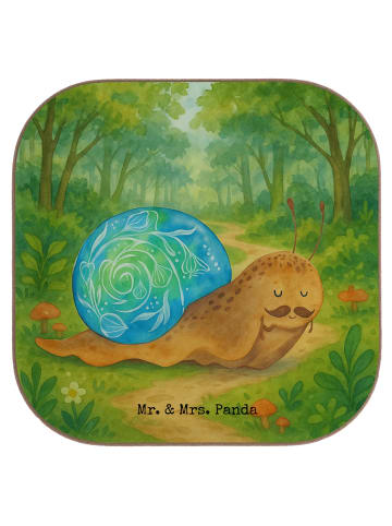 Mr. & Mrs. Panda Untersetzer für Gläser Schnecke Sir Design ohne... in Weiß