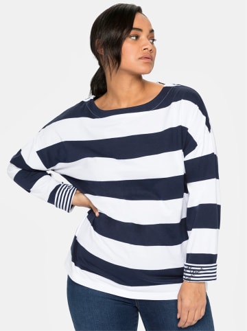 sheego Langarmshirt in marine