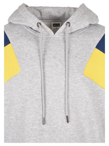 Urban Classics Kapuzenpullover in grey/honey/darkblue