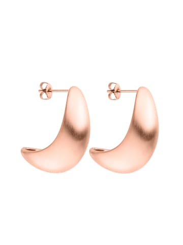 PURELEI Ohrringe Big Matt Drop in Rosegold