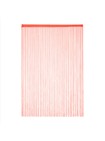 relaxdays Fadenvorhang in Rot - (L)245 x (B)145 cm
