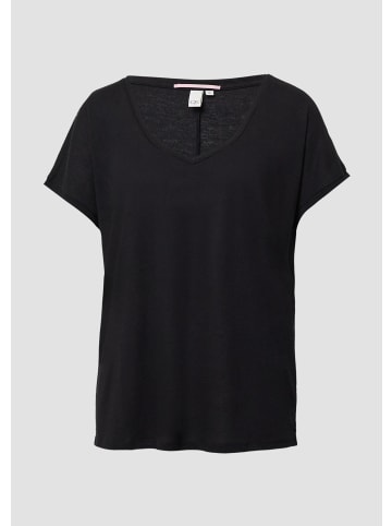 QS T-Shirt in 9999_schwarz