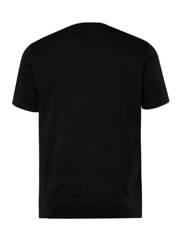 Men Plus Kurzarm T-Shirt in schwarz