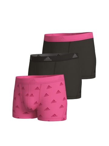 Adidas Sportswear Retro Short / Pant Active Flex Cotton in Pink / Schwarz