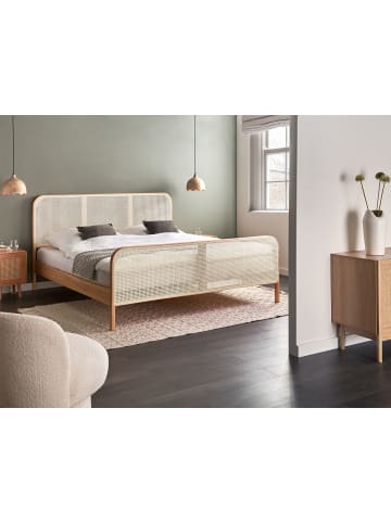 Beliani Doppelbett GONFARON in Braun - (W) 186 x (H) 108 x (L) 209 cm
