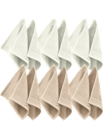 Erwin Müller Frottier Seiftuch 12er-Pack Heidelberg in creme-beige