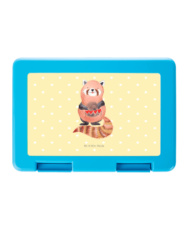 Mr. & Mrs. Panda Essensbox Roter Panda ohne Spruch in Gelb Pastell