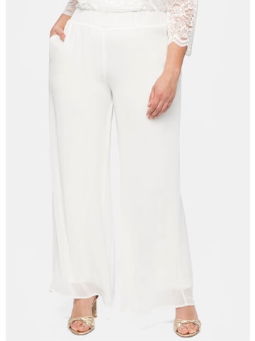 sheego Palazzohose in offwhite