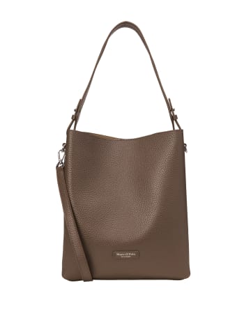 Marc O'Polo Hobo Bag medium in Faded Brown