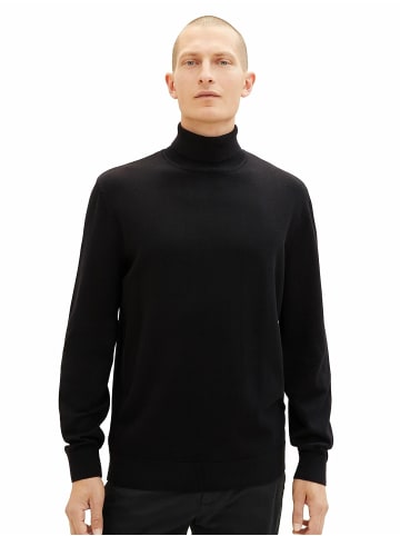 Tom Tailor Rollkragenpullover für Damen in schwarz