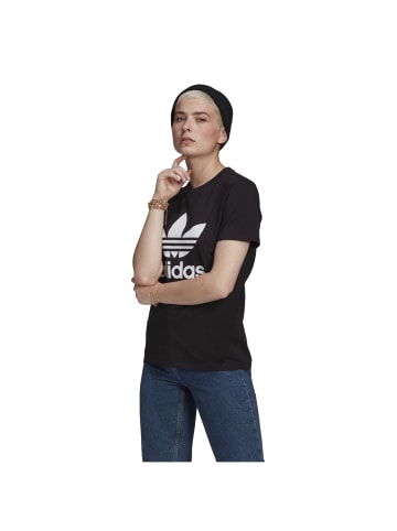 Adidas originals adidas Adicolor Classics Trefoil Tee in Schwarz