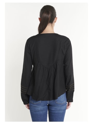 Les Tropeziennes Bluse in schwarz