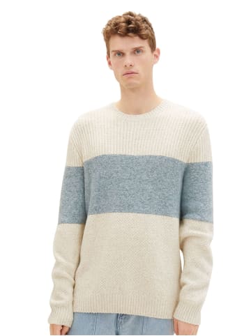 Tom Tailor Pullover STRUCTURED KNIT in Mehrfarbig