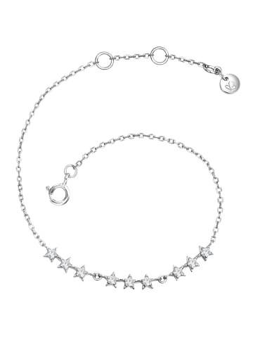 Glanzstücke München Armband Sterne aus Sterling Silber mit Zirkonia in silber
