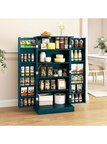 COSTWAY Küchenschrank 120cm in Grün