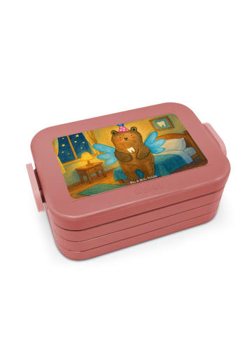 Mr. & Mrs. Panda Lunchbox Bär Zahnfee Design ohne Spruch in Rot Pastell