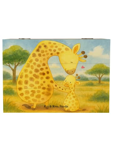 Mr. & Mrs. Panda Erinnerungskiste Giraffe Kind Design ohne Spruch in Weiß