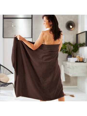 Erwin Müller Frottier Badetuch Karlsruhe in dunkelbraun