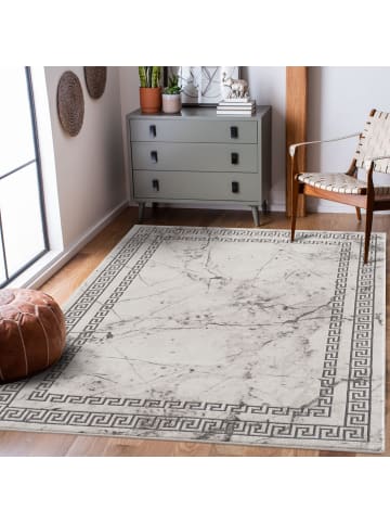 payé Teppich Kurzflor Vintage Bodüre Muster