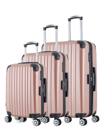 WAVE PARIS 3 tlg. Kofferset DENALI in Rosa (95L/64L/37L)
