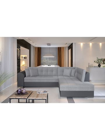 MF Design Piri Recamiere Rechts in Grau -  (L) 260 x (B) 260 x (H) 78 cm