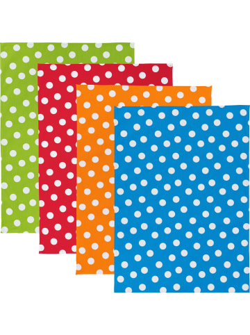 Erwin Müller Baumwolle Geschirrtuch 4er-Pack in Punkte