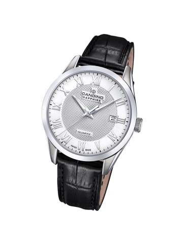 Candino Analog-Armbanduhr Candino Classic schwarz groß (ca. 41mm)