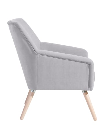 others SESSEL Kachka Bezug Veloursstoff Buche natur / silber