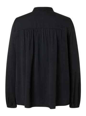 More & More leichte, weite Viskosebluse, Ballonärmel in black