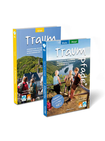 IDEEmedia Traumpfade Geschenk-Set. Zwei Bände mit 41 Top-Touren an Rhein, Mosel und in de