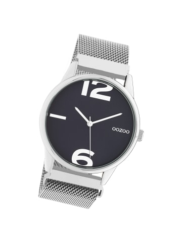 Oozoo Analog-Armbanduhr Oozoo Timepieces silber groß (ca. 40mm)