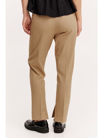 b.young Stoffhose BYDANTA SLIT PANTS 2 - 20811798  Modische Hose mit Schlitz am Saum in sand