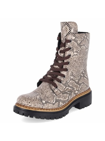 rieker Schnürstiefel in beige